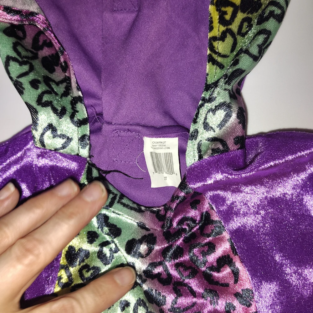 Cat & Jack Vibrant Leopard Print Kids‎ Costume 2t